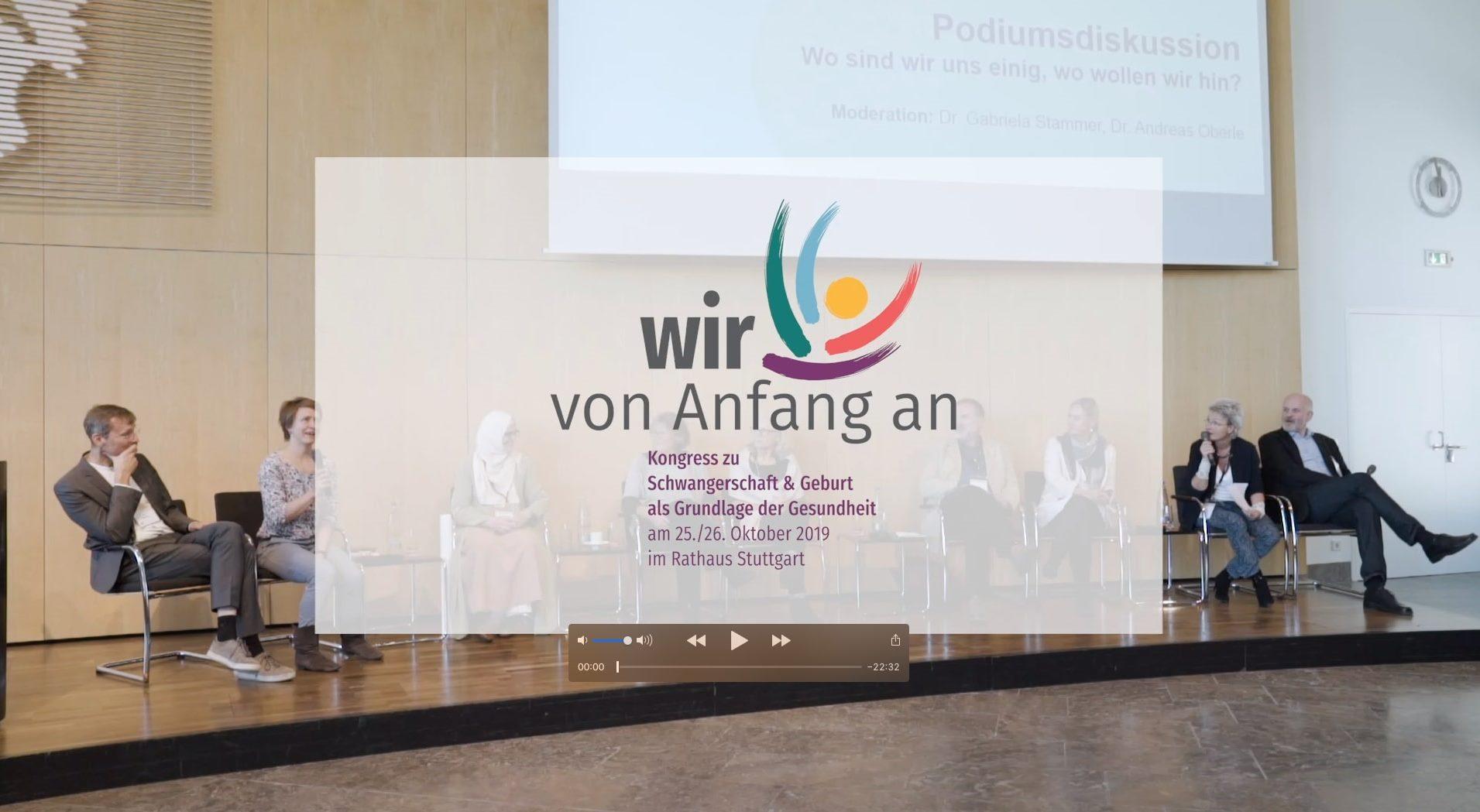 Podiumsdiskussion Fachkongress "WIR - von Anfang an"